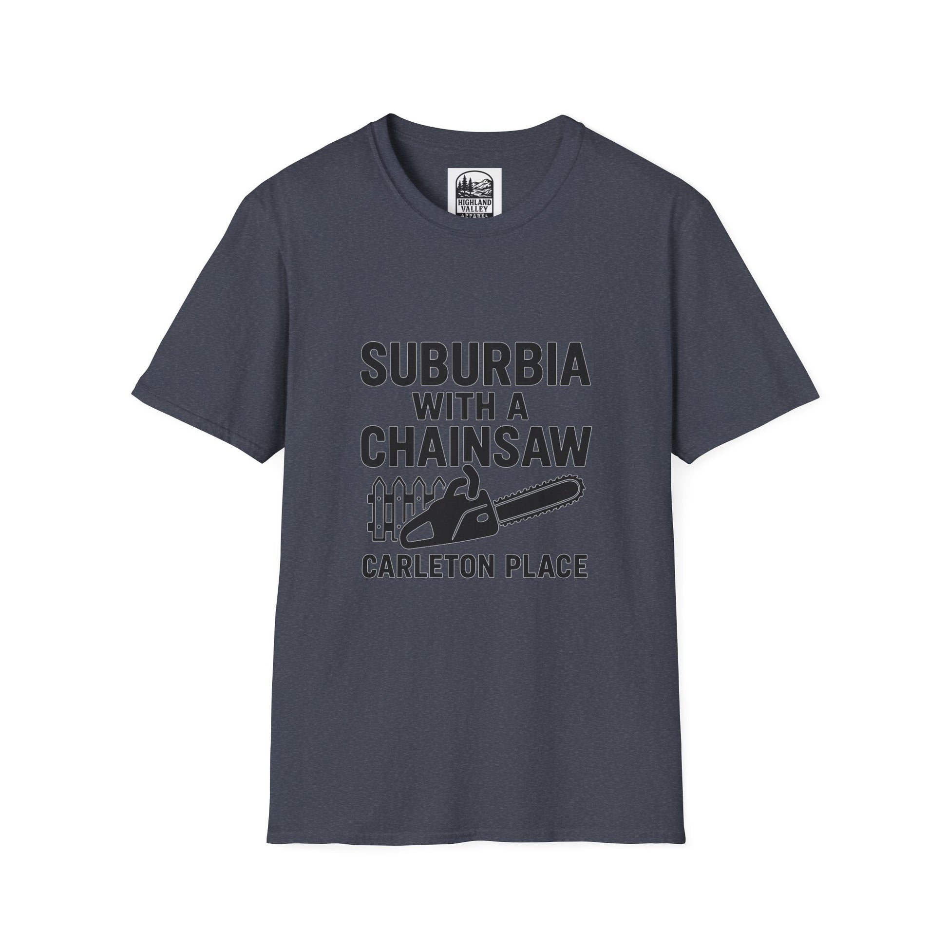 SUBURBIA WITH A CHAINSAW CP UNISEX T-SHIRT