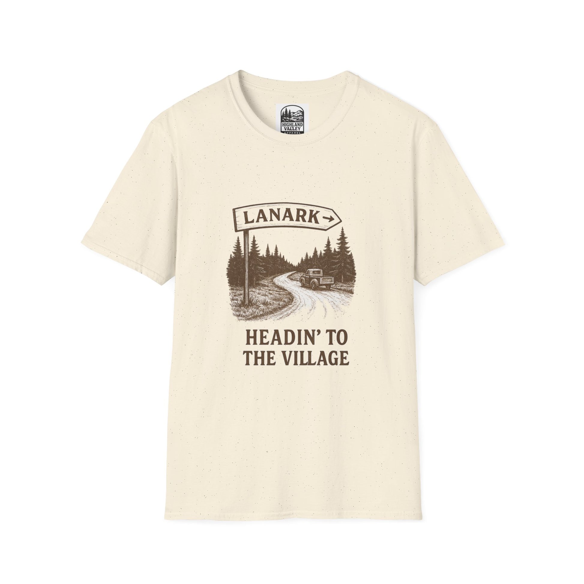 LANARK HEADING TO THE VILLAGE UNISEX T-SHIRT