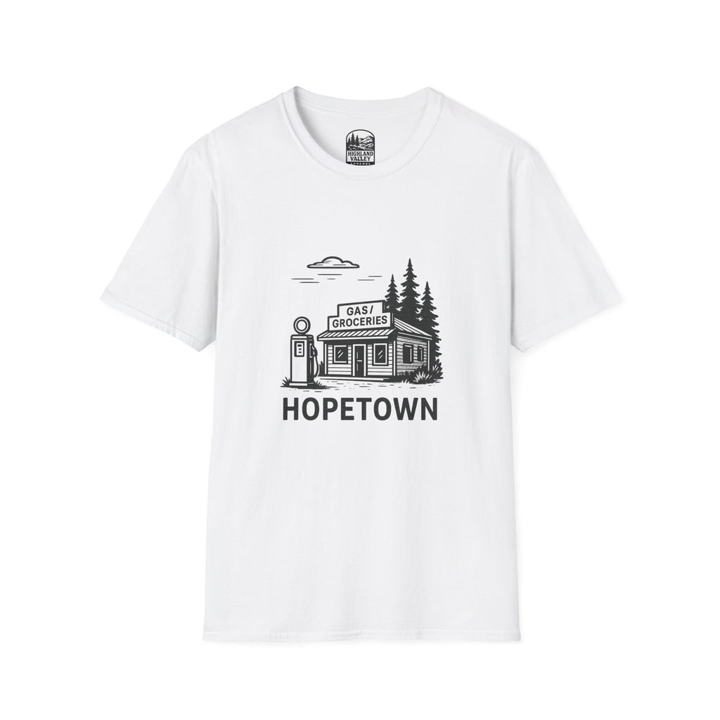HOPETOWN GAS STATION UNISEX T-SHIRT