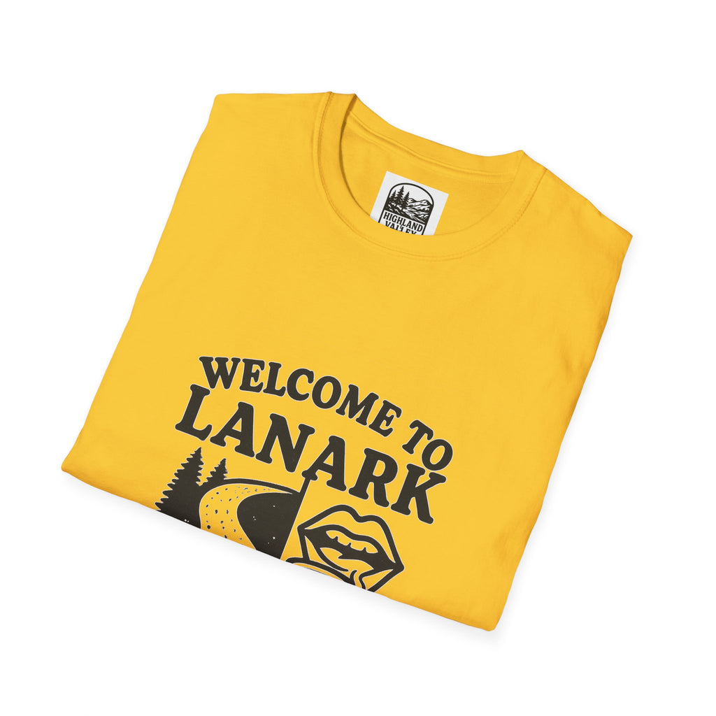 LANARK HALF GRAVEL, HALF GOSSIP UNISEX T-SHIRT