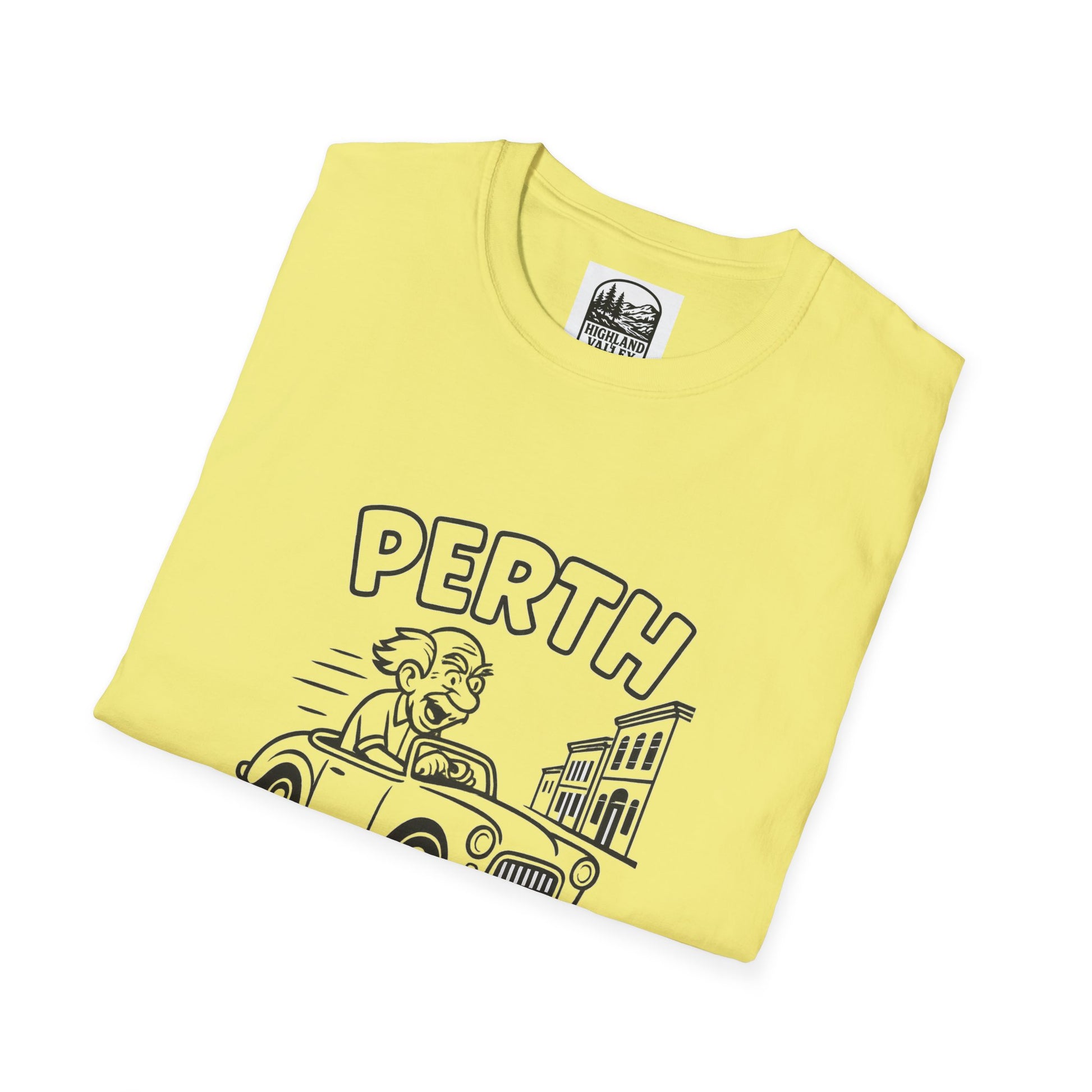 PERTH SENIORS DRIVE CRAZY UNISEX T-SHIRT