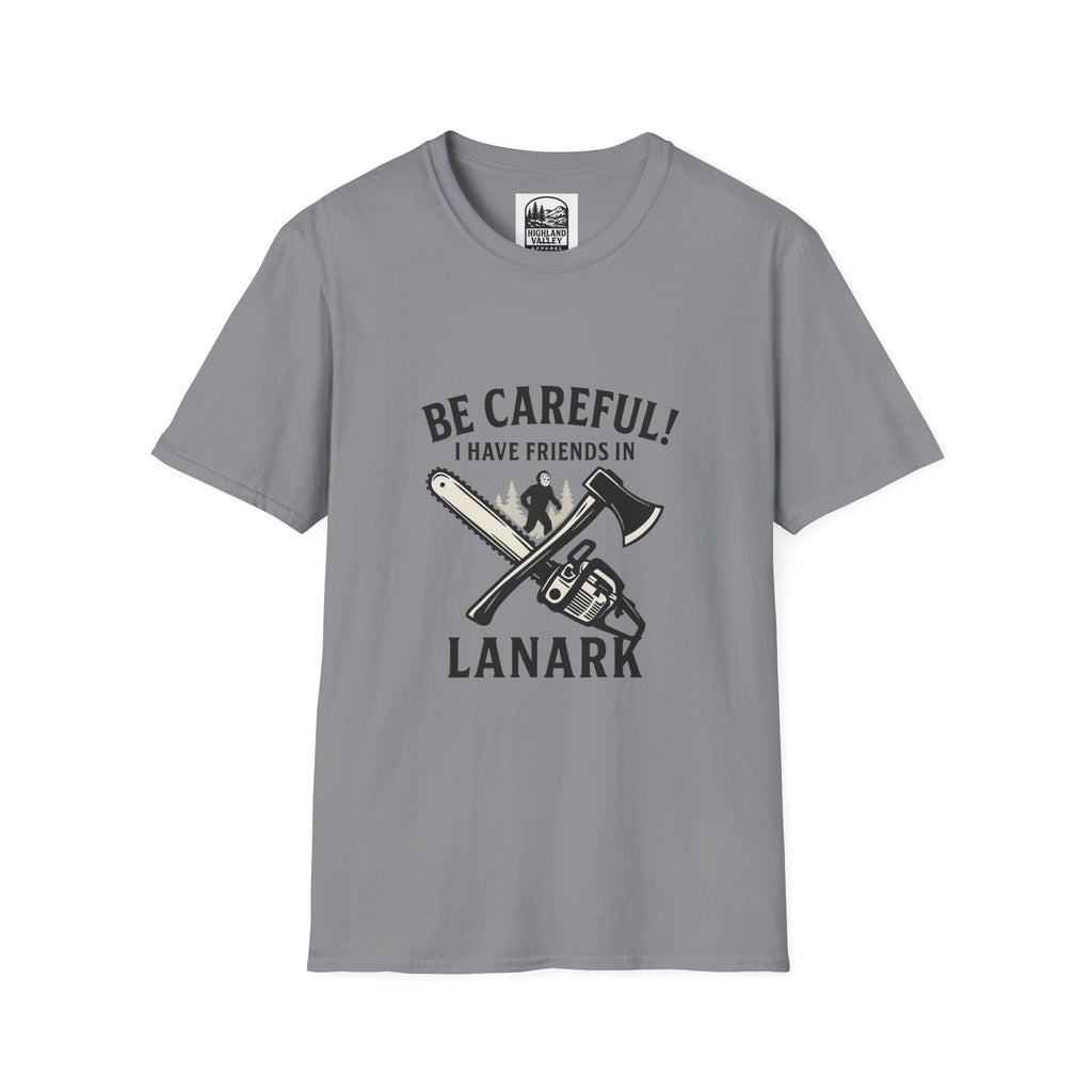 I KNOW PEOPLE FROM LANARK UNISEX T-SHIRT