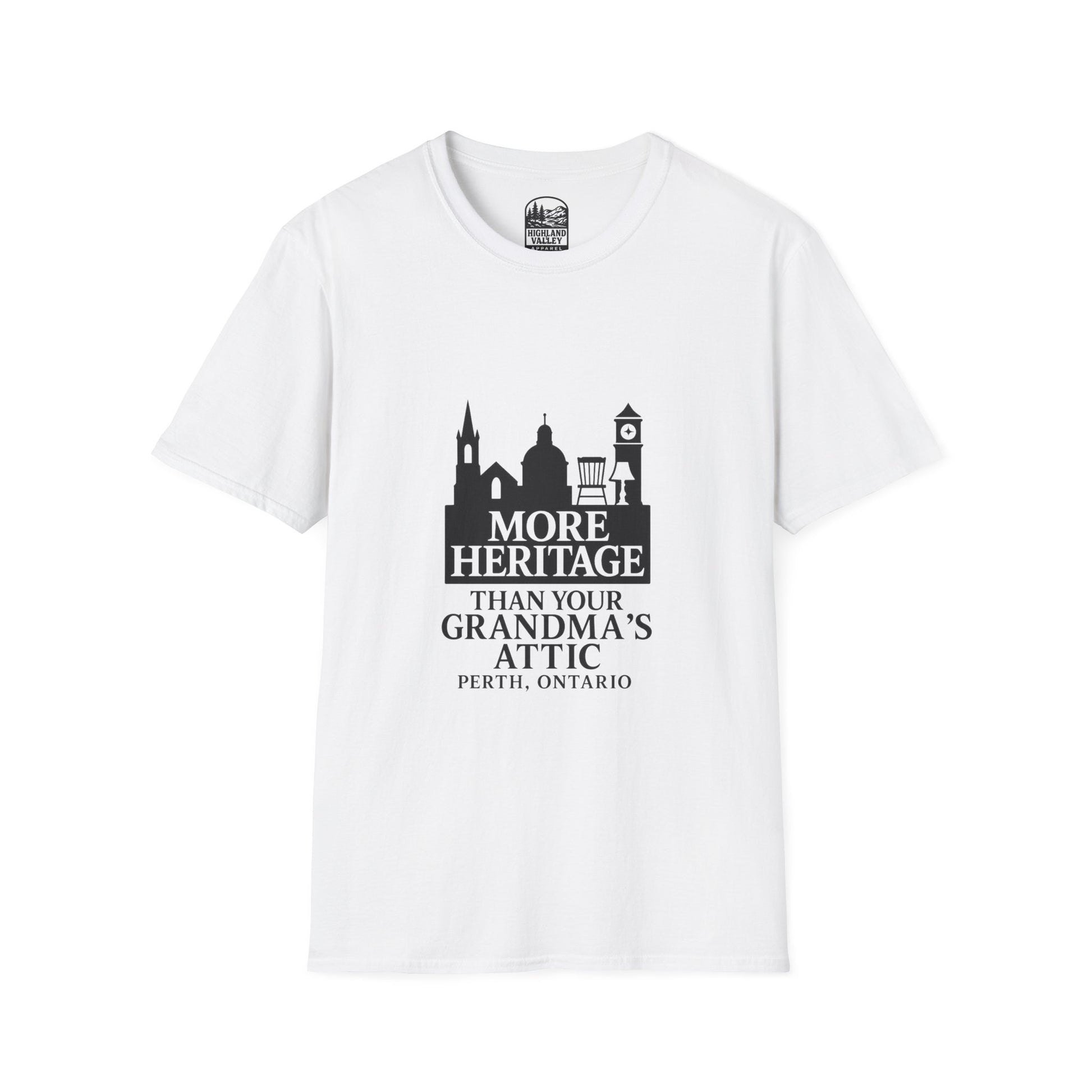 PERTH HAS MORE HERRITAGE THAN YOUR GRANDMAS ATIC UNISEX T-SHIRT