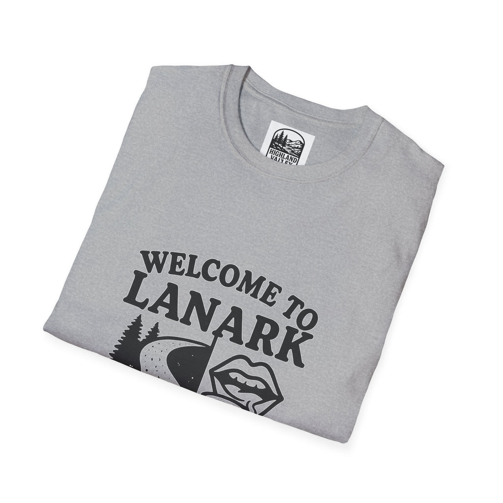 LANARK HALF GRAVEL, HALF GOSSIP UNISEX T-SHIRT