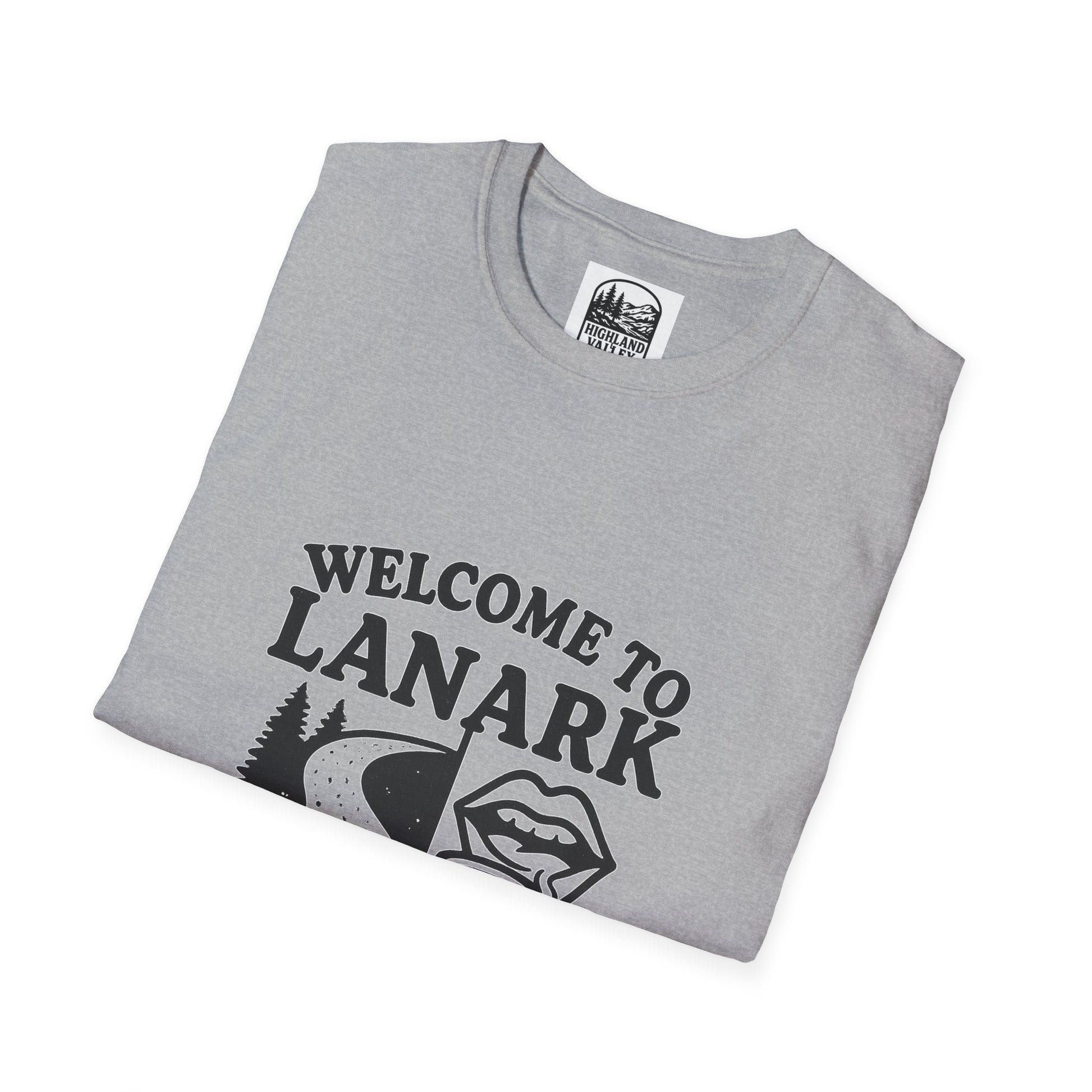 LANARK HALF GRAVEL, HALF GOSSIP UNISEX T-SHIRT
