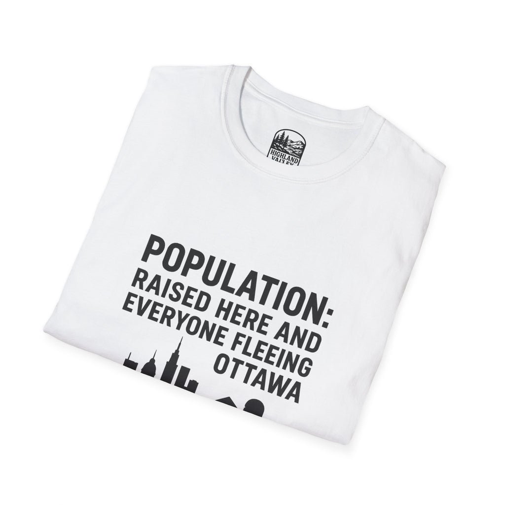 CARLETON PLACE POPULATION COMES FROM OTTAWA UNISEX T-SHIRT