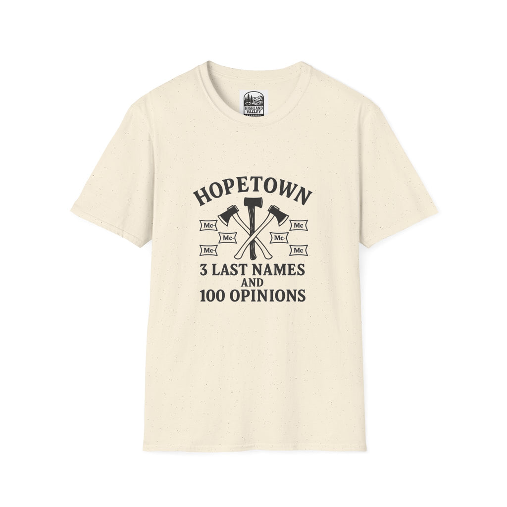 NAMES OF HOPETOWN UNISEX T-SHIRT