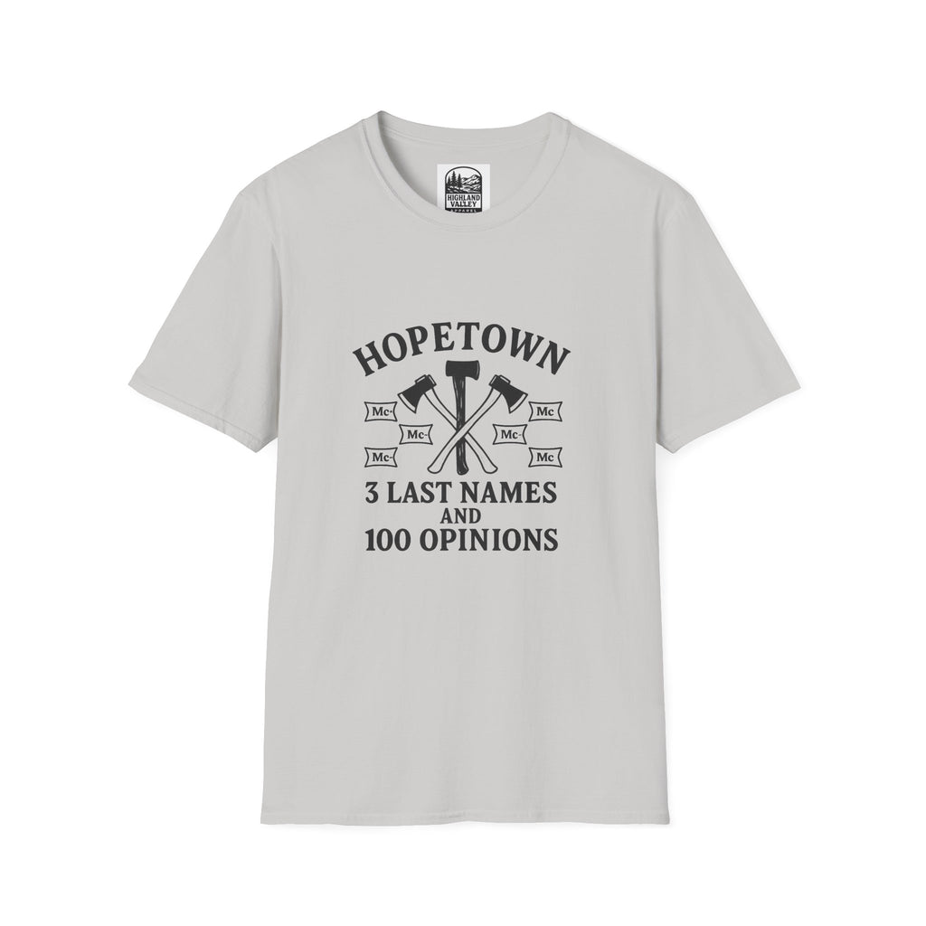 NAMES OF HOPETOWN UNISEX T-SHIRT