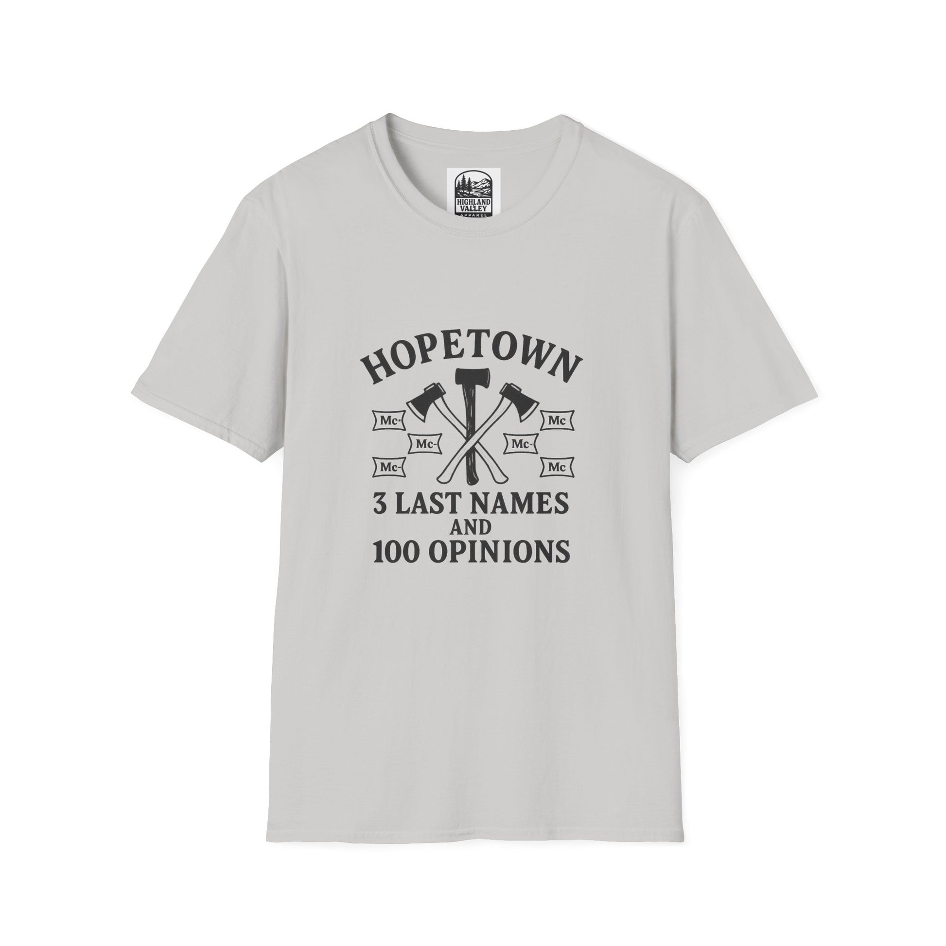 NAMES OF HOPETOWN UNISEX T-SHIRT