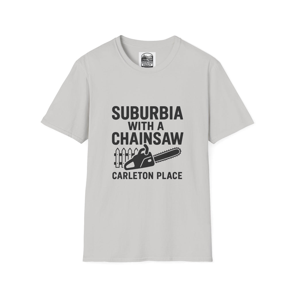 SUBURBIA WITH A CHAINSAW CP UNISEX T-SHIRT
