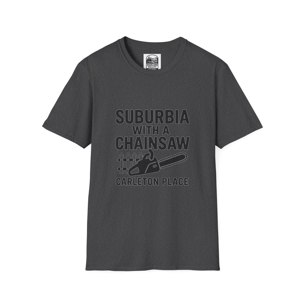 SUBURBIA WITH A CHAINSAW CP UNISEX T-SHIRT