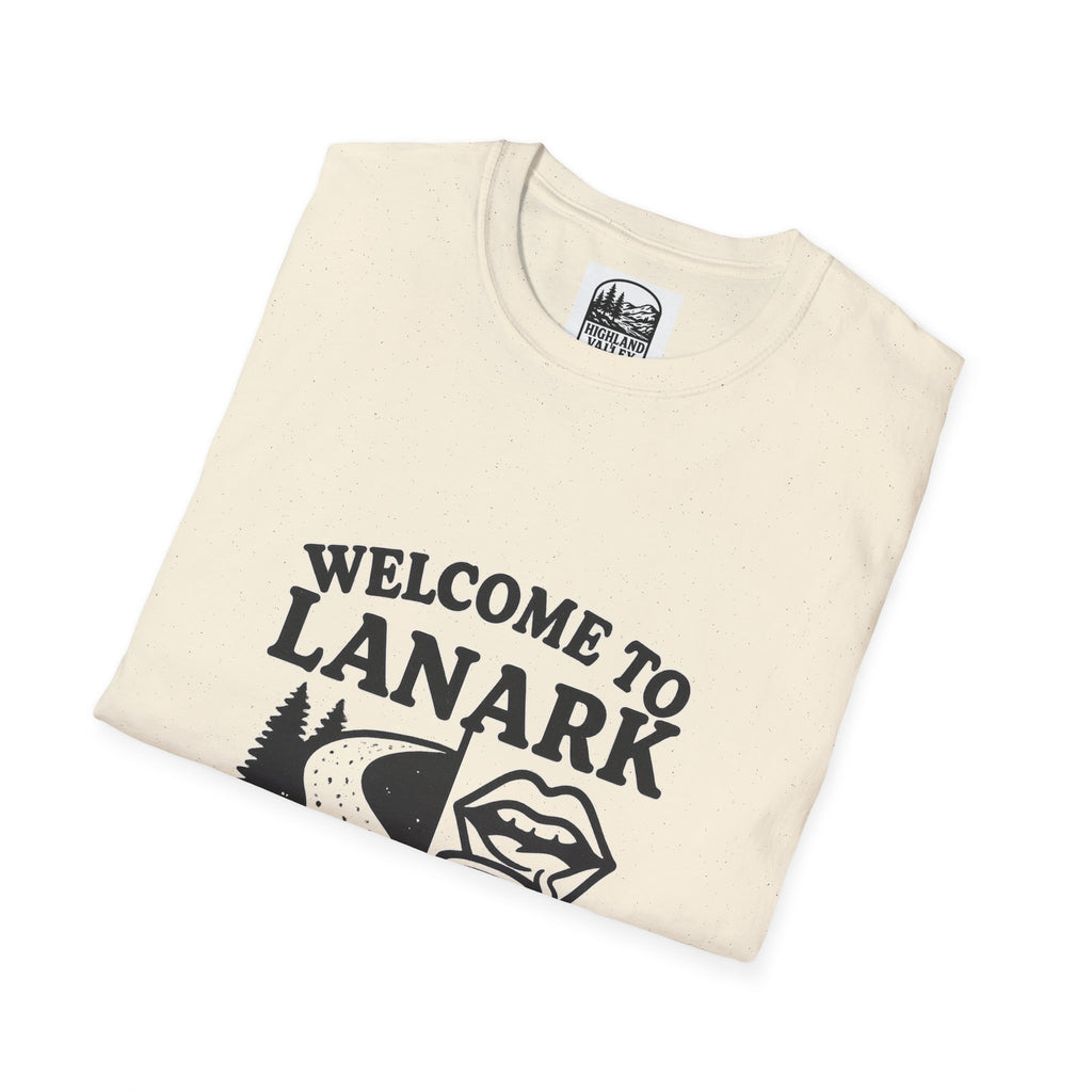 LANARK HALF GRAVEL, HALF GOSSIP UNISEX T-SHIRT