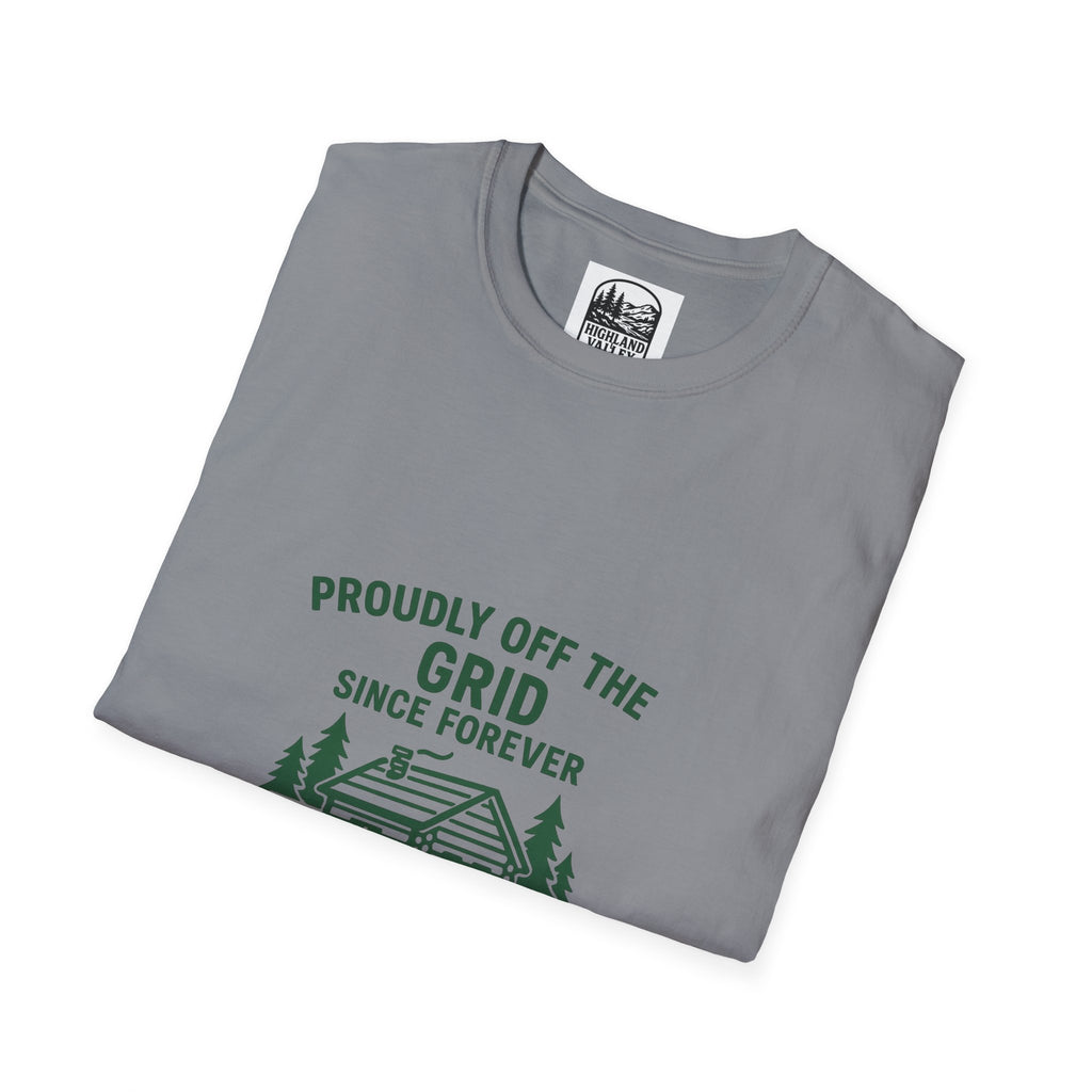 OFF THE GRID IN MCDONALD'S CORNERS UNISEX T-SHIRT