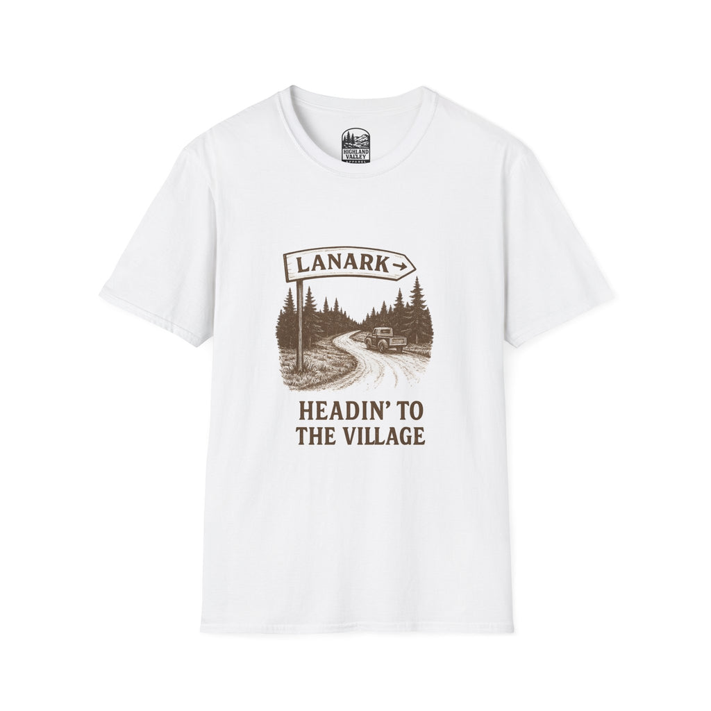 LANARK HEADING TO THE VILLAGE UNISEX T-SHIRT