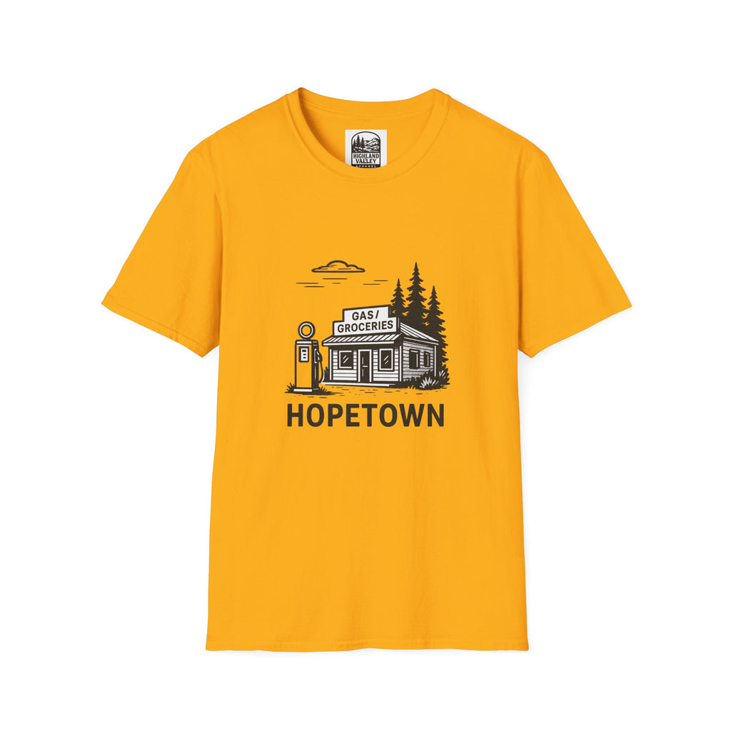 HOPETOWN GAS STATION UNISEX T-SHIRT