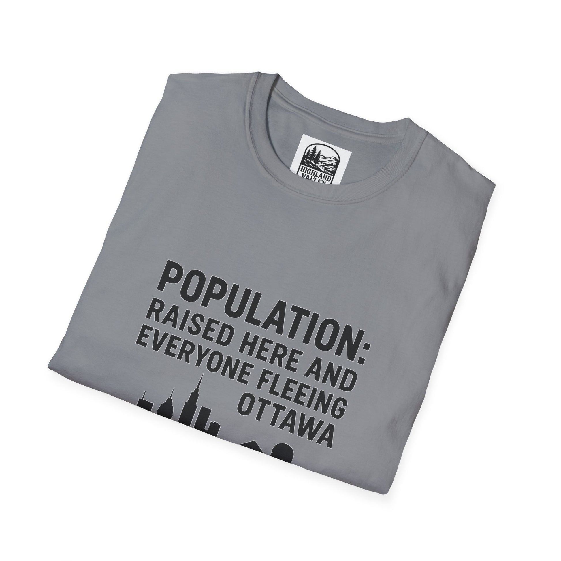 CARLETON PLACE POPULATION COMES FROM OTTAWA UNISEX T-SHIRT