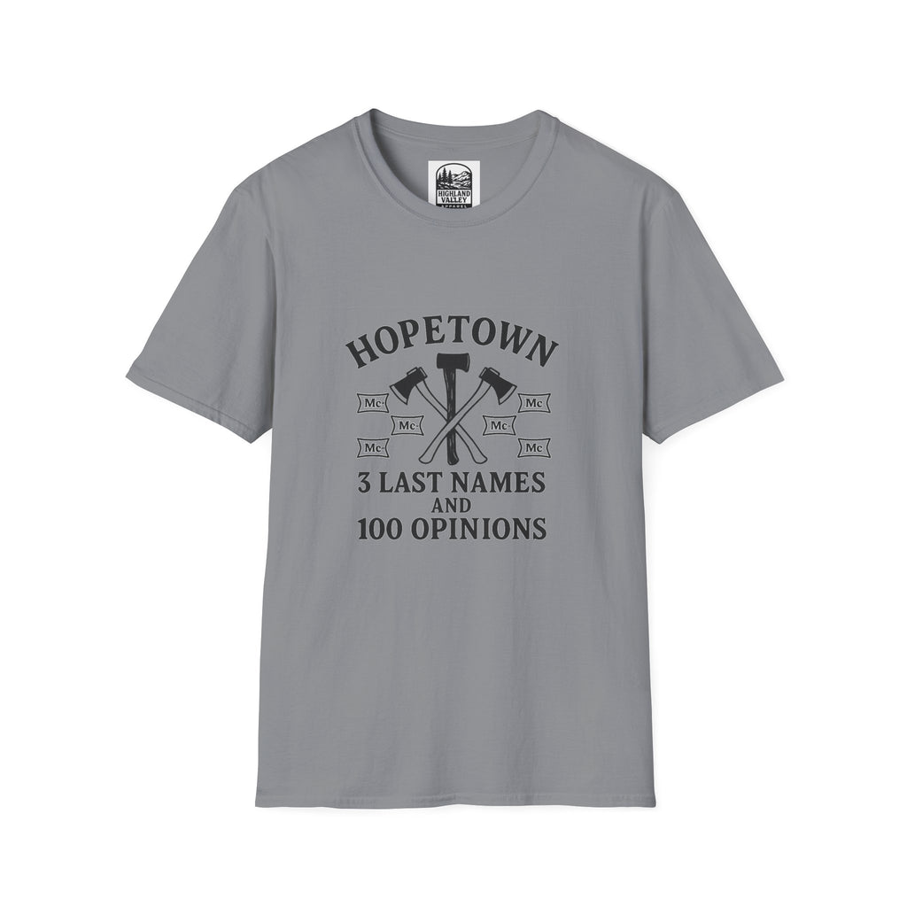 NAMES OF HOPETOWN UNISEX T-SHIRT