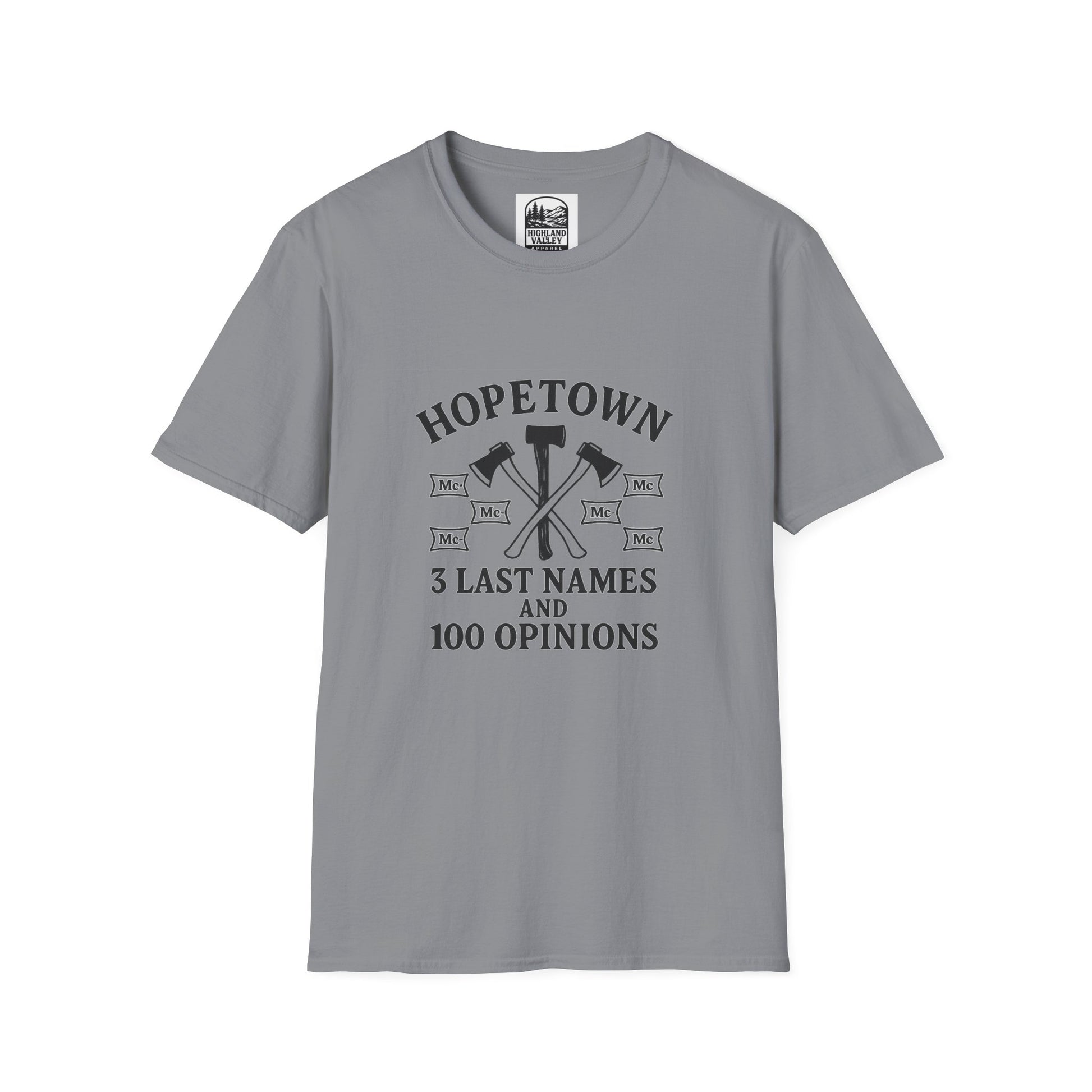 NAMES OF HOPETOWN UNISEX T-SHIRT