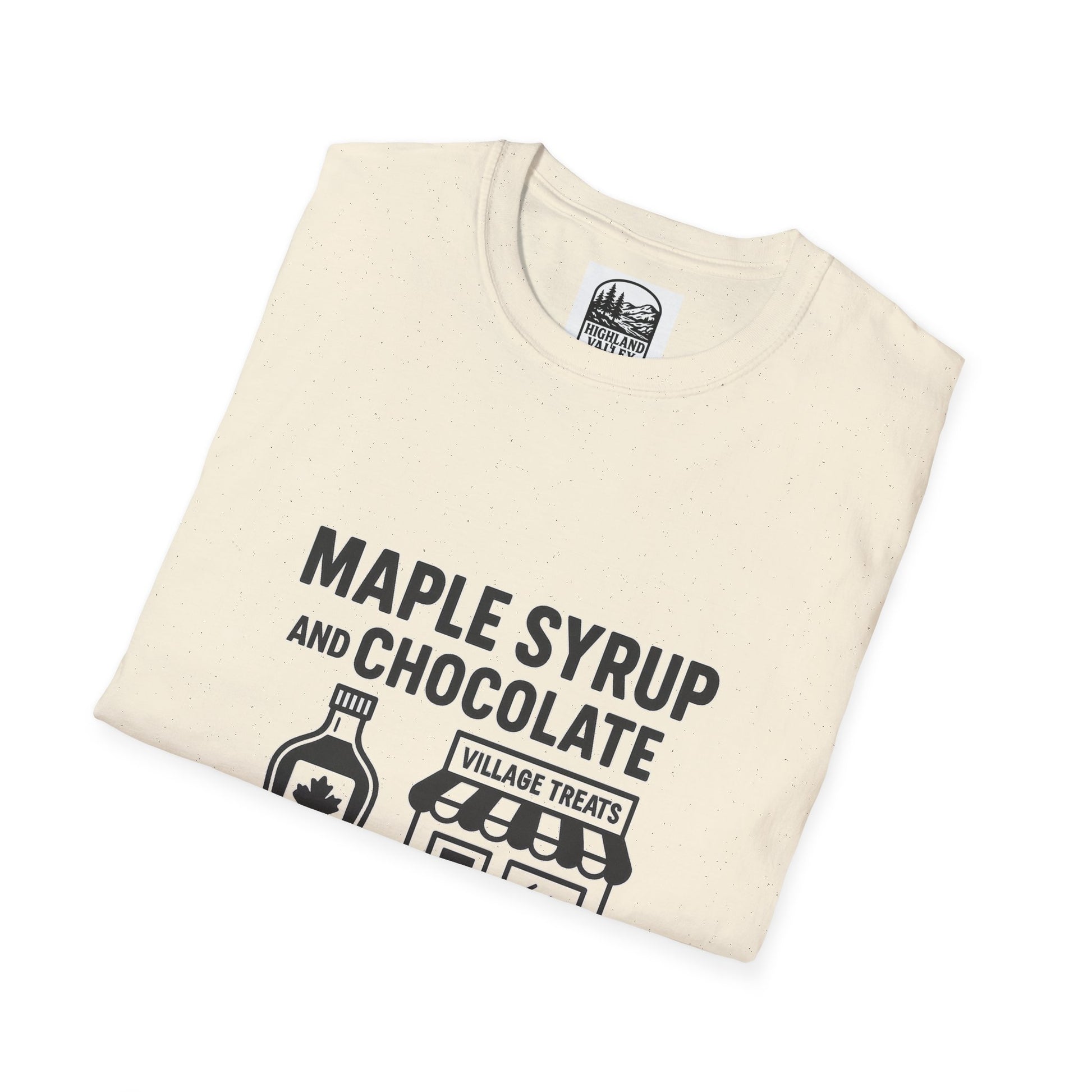MAPLE SYRUP AND CHOCOLATE THE LANARK DIET UNISEX T-SHIRT