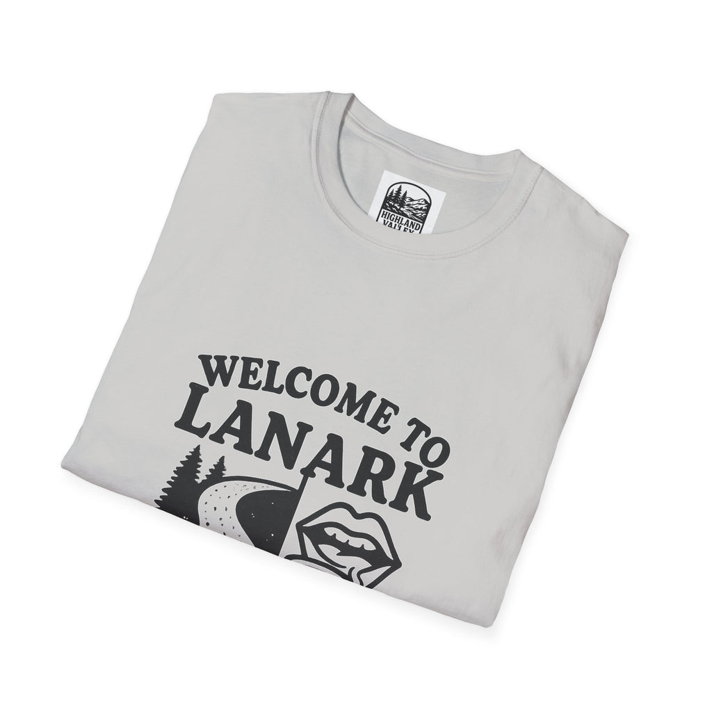 LANARK HALF GRAVEL, HALF GOSSIP UNISEX T-SHIRT