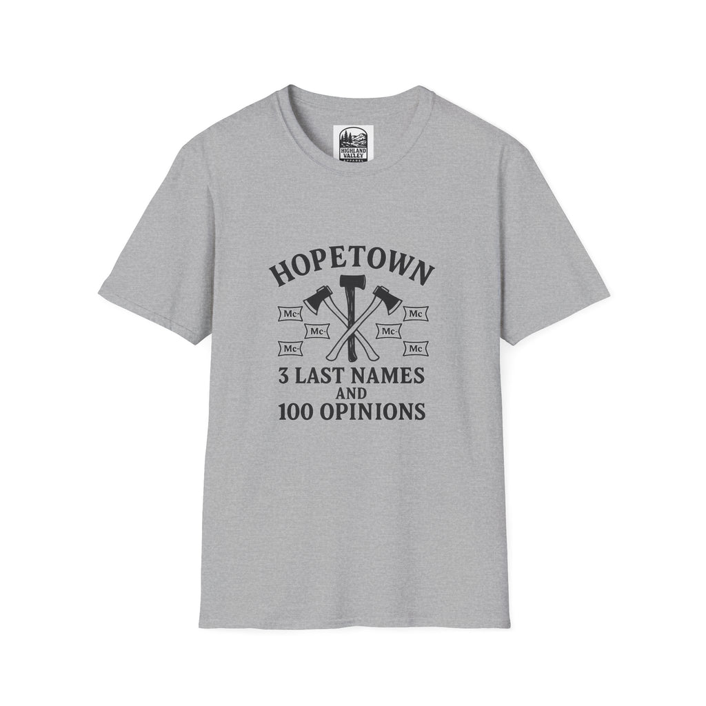 NAMES OF HOPETOWN UNISEX T-SHIRT