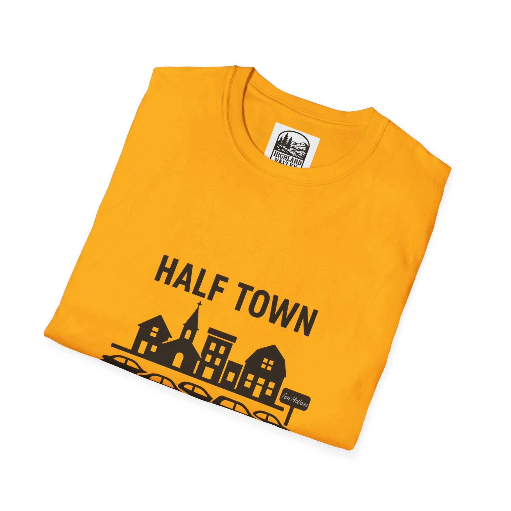 HALF TOWN, HALF TIMMIES LINE UNISEX T-SHIRT