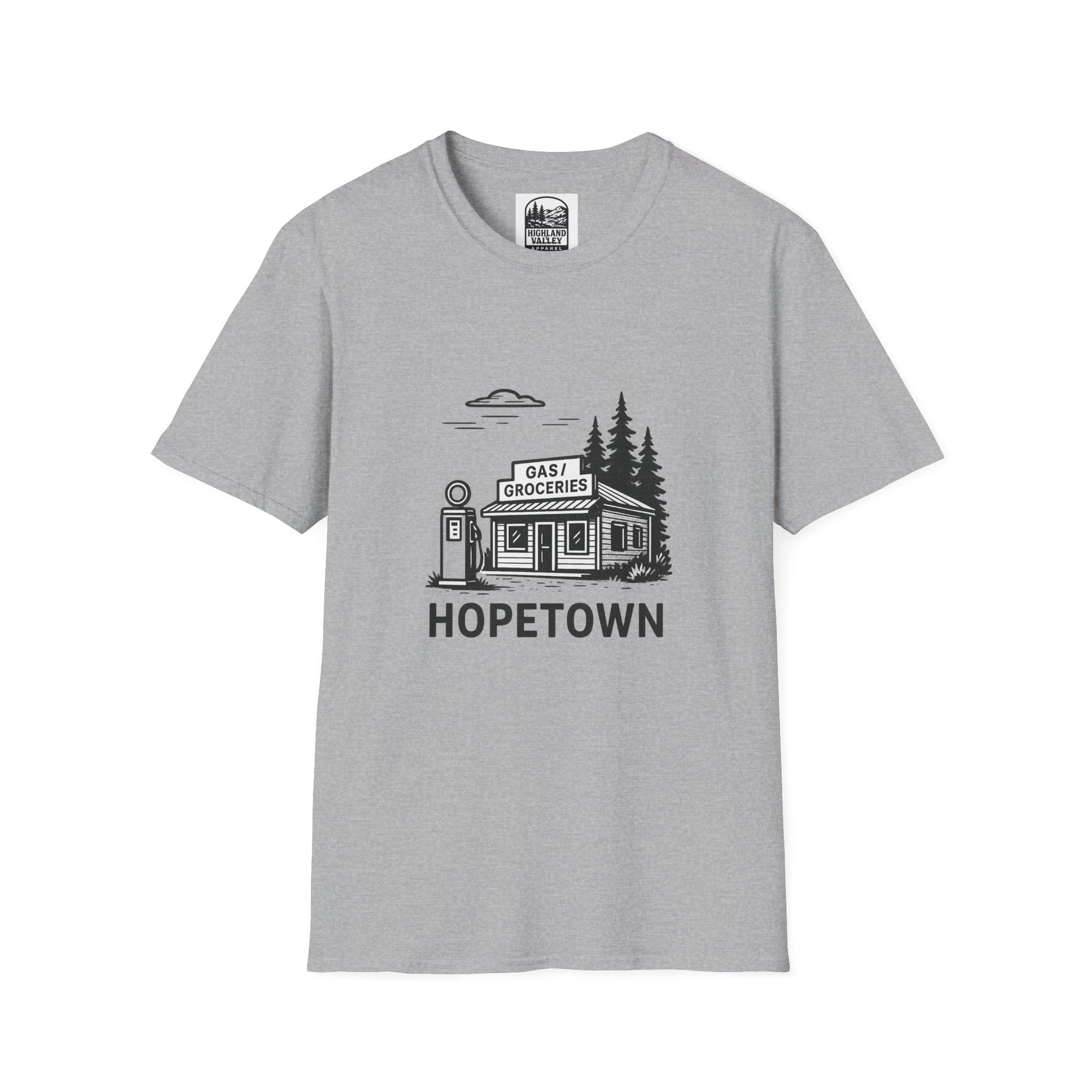 HOPETOWN GAS STATION UNISEX T-SHIRT