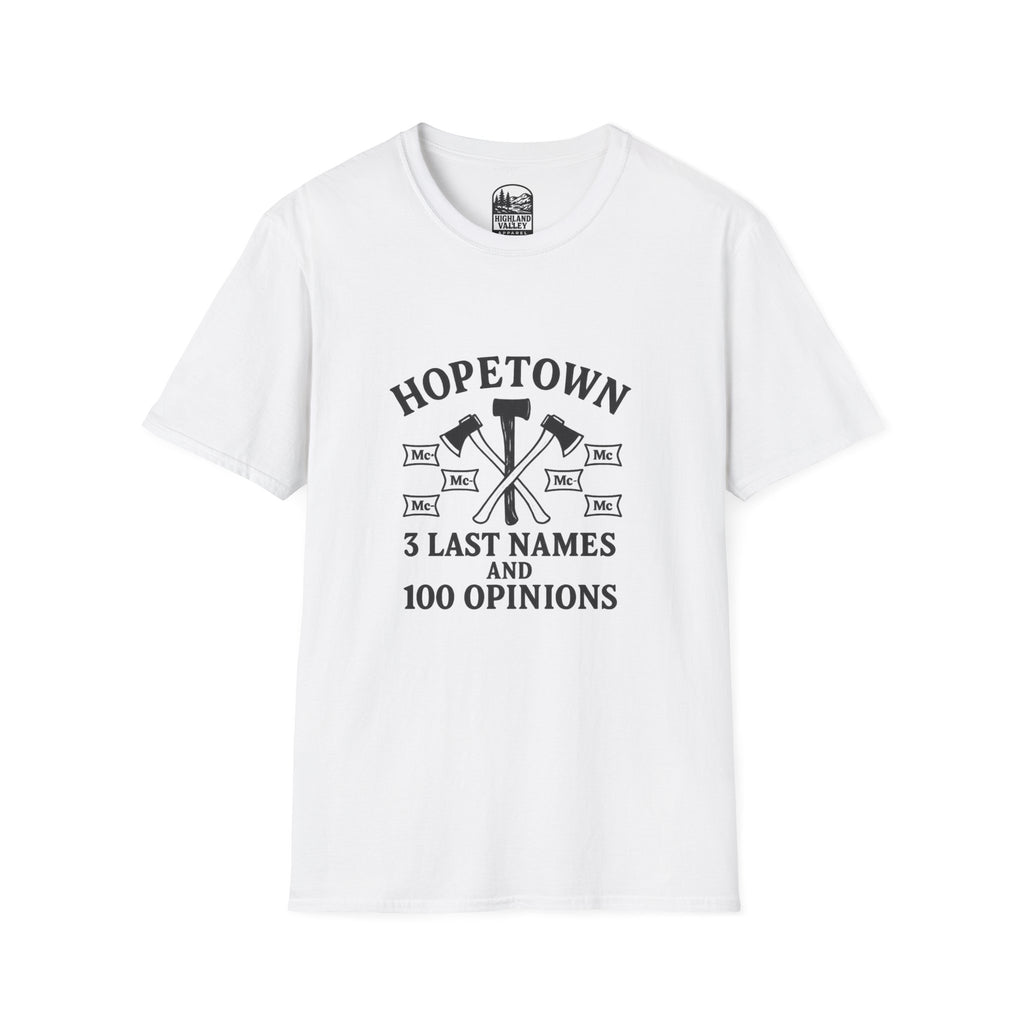 NAMES OF HOPETOWN UNISEX T-SHIRT