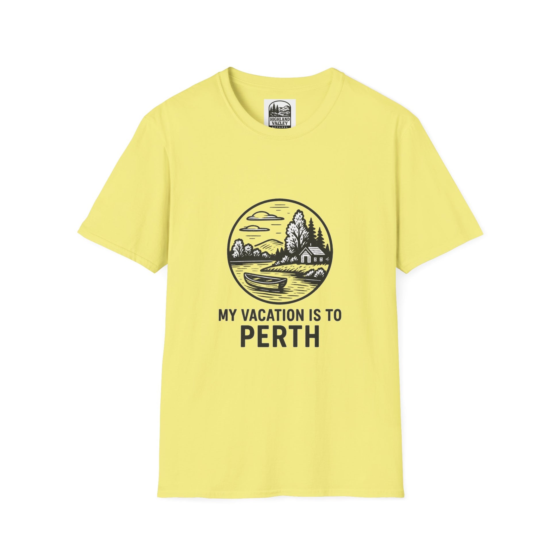 MY VACATION IS TO PERTH UNISEX T-SHIRT