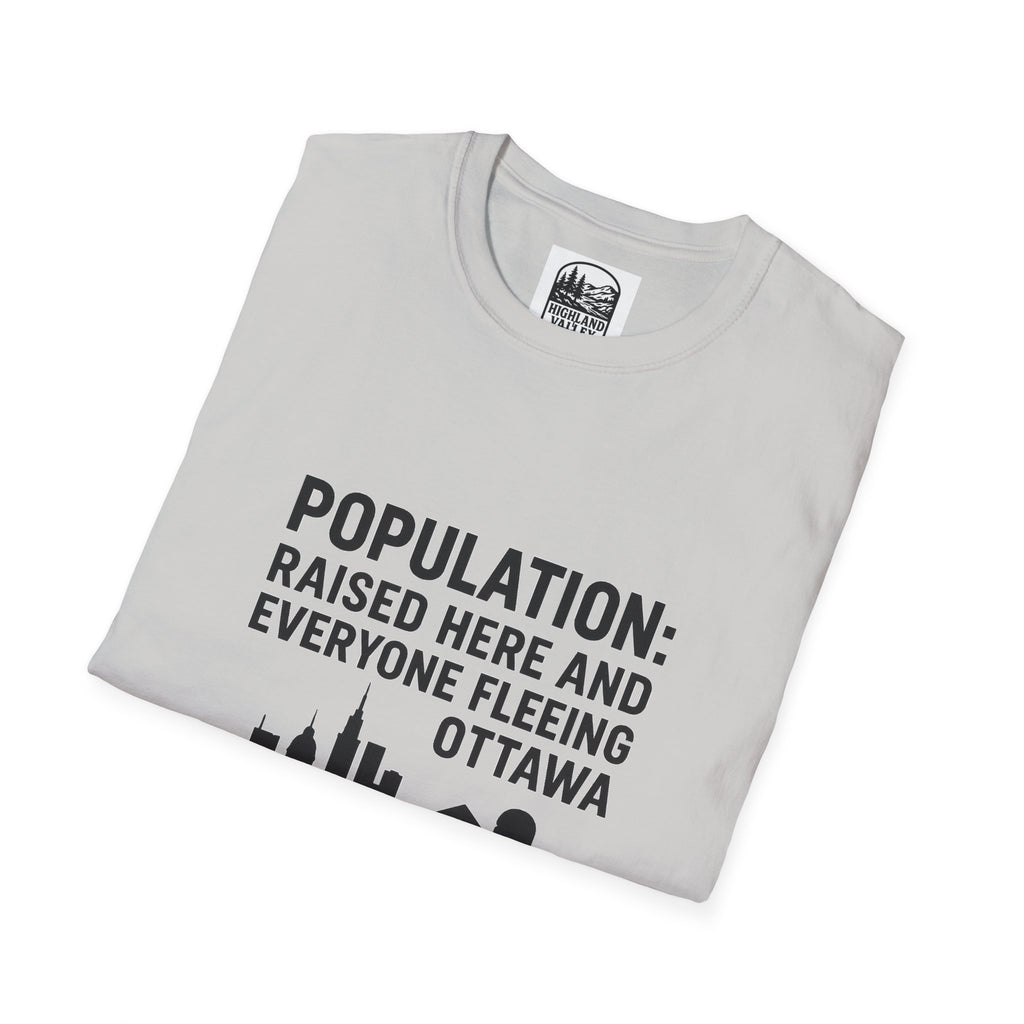 CARLETON PLACE POPULATION COMES FROM OTTAWA UNISEX T-SHIRT