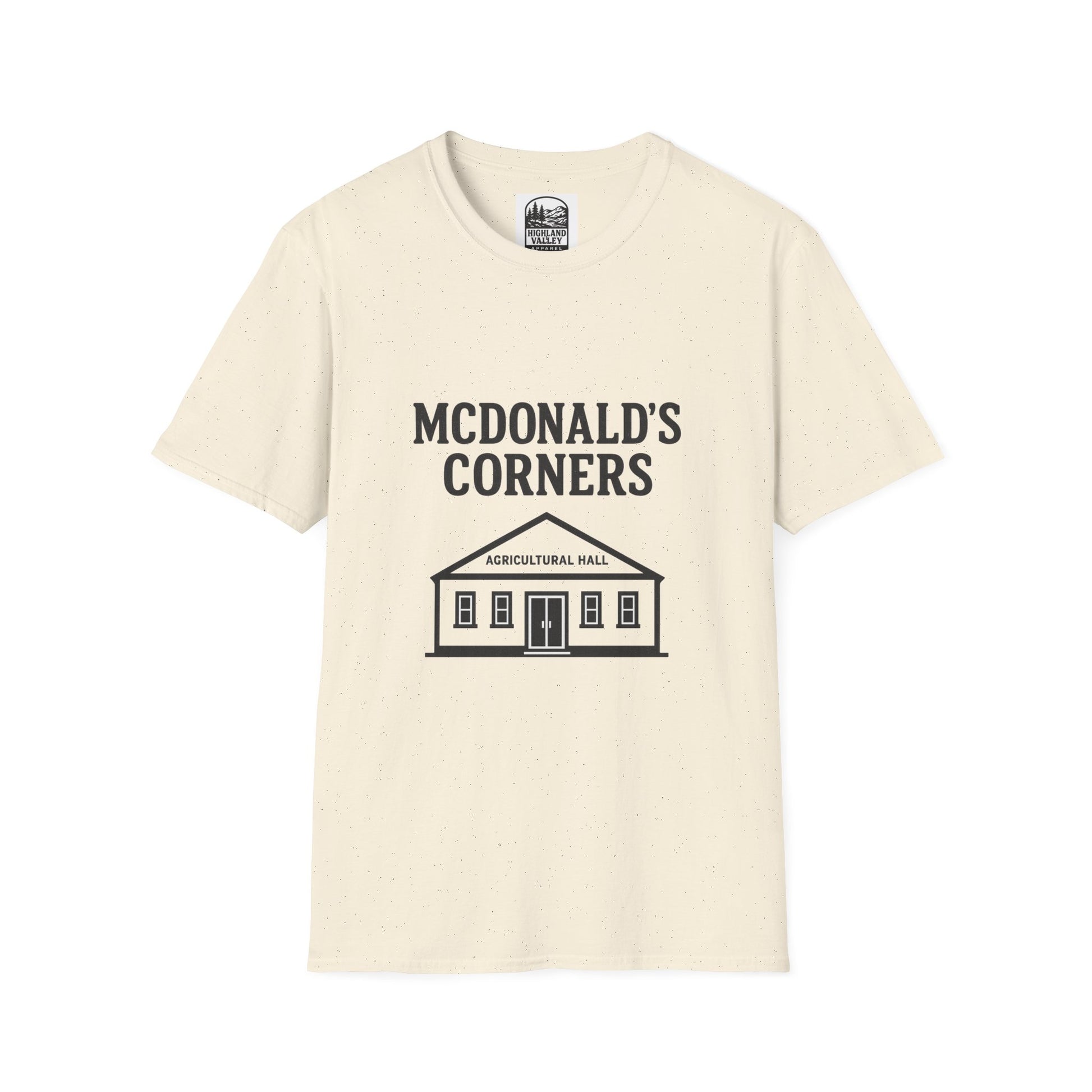 MCDONALD'S CORNERS AG HALL UNISEX T-SHIRT