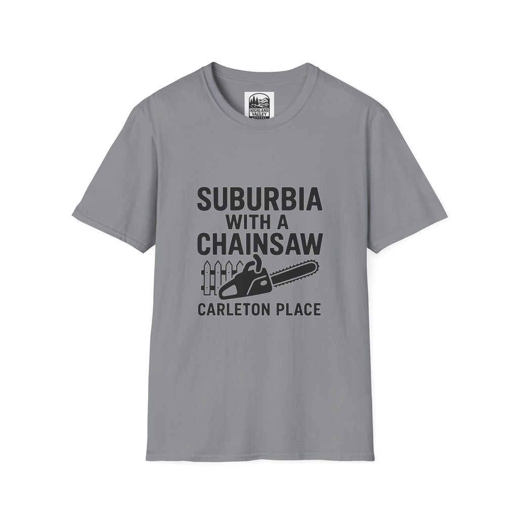 SUBURBIA WITH A CHAINSAW CP UNISEX T-SHIRT