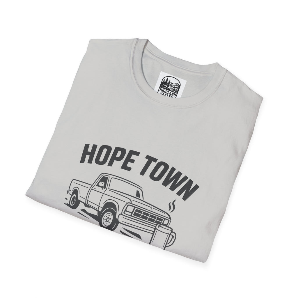 LOUD COFFEE IN HOPETOWN UNISEX T-SHIRT