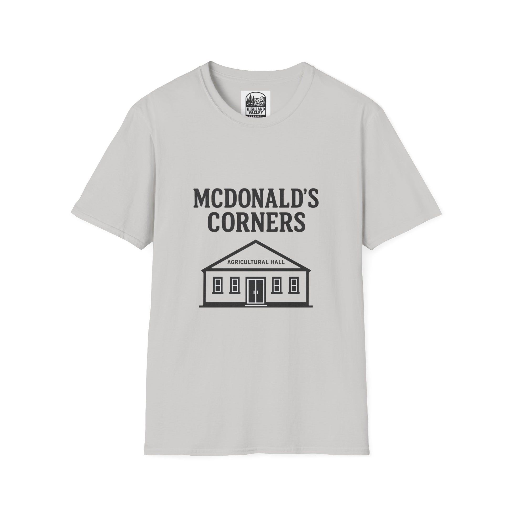 MCDONALD'S CORNERS AG HALL UNISEX T-SHIRT