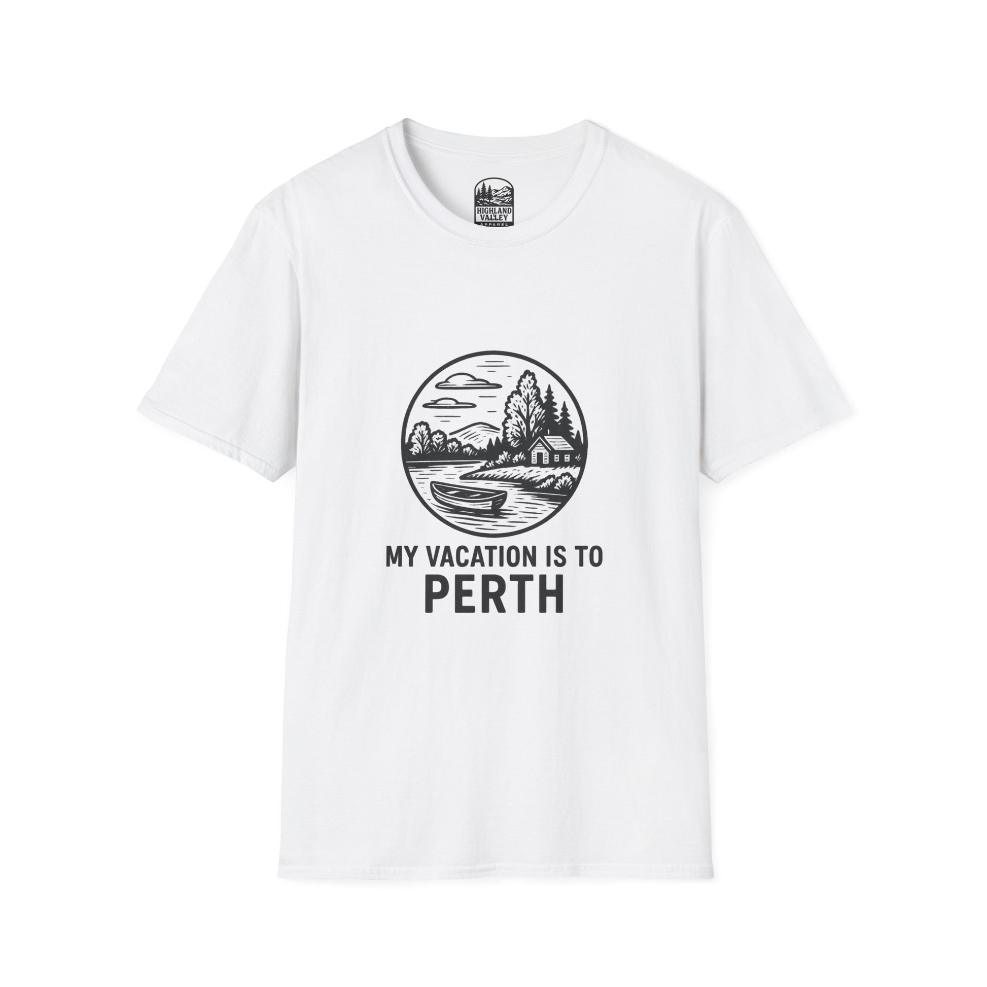 MY VACATION IS TO PERTH UNISEX T-SHIRT