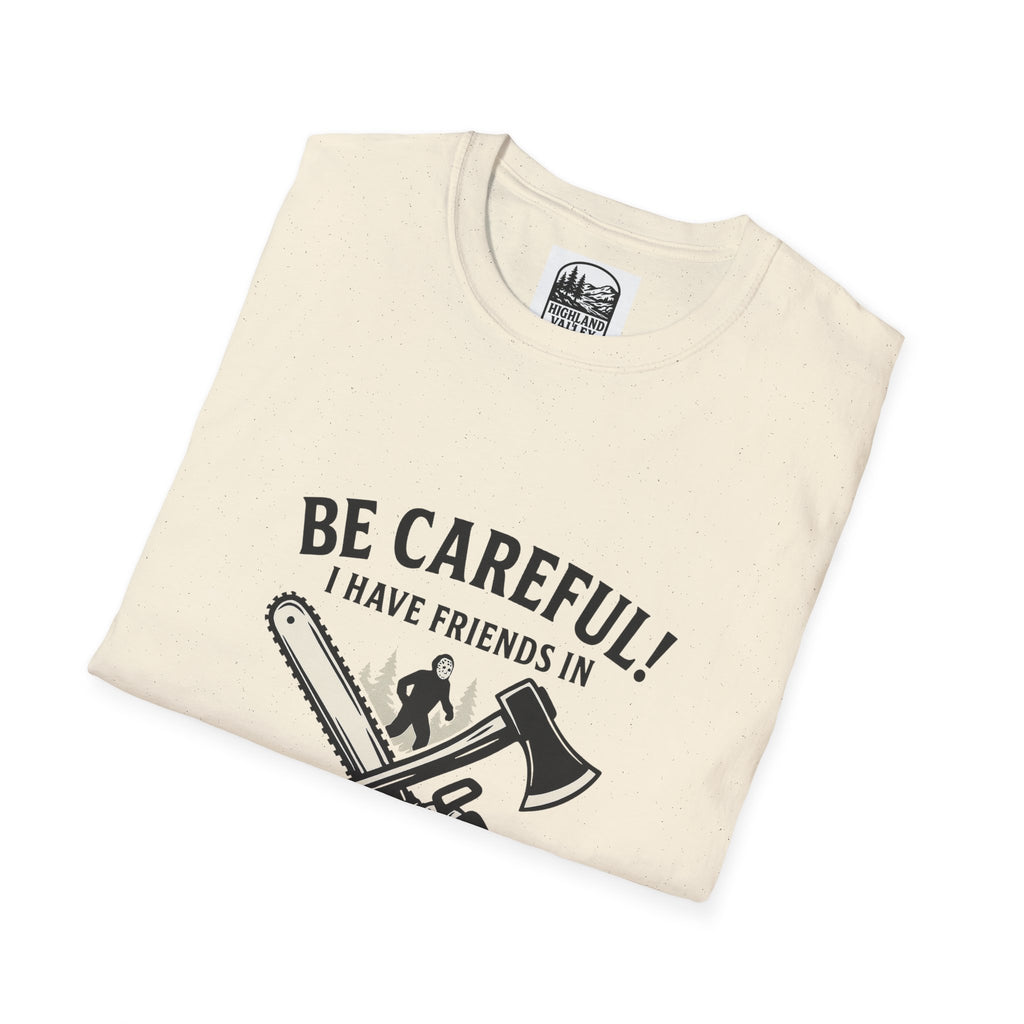 I KNOW PEOPLE FROM LANARK UNISEX T-SHIRT