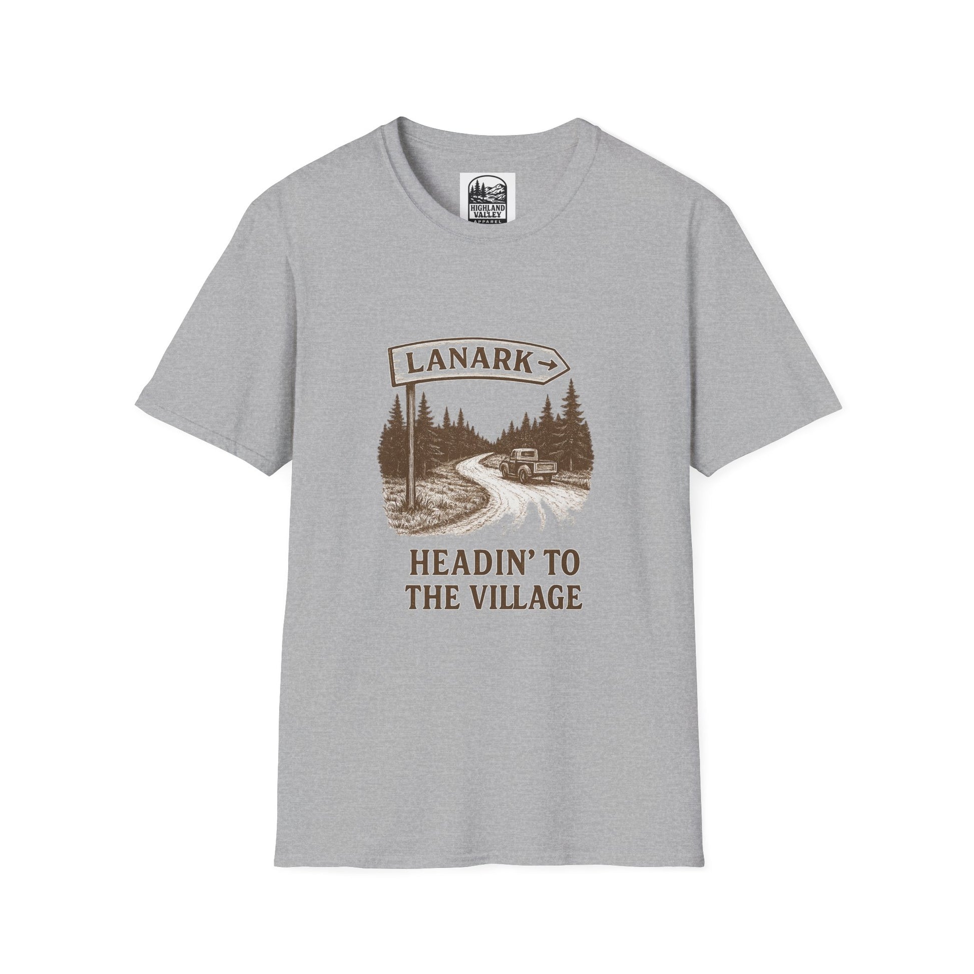 LANARK HEADING TO THE VILLAGE UNISEX T-SHIRT
