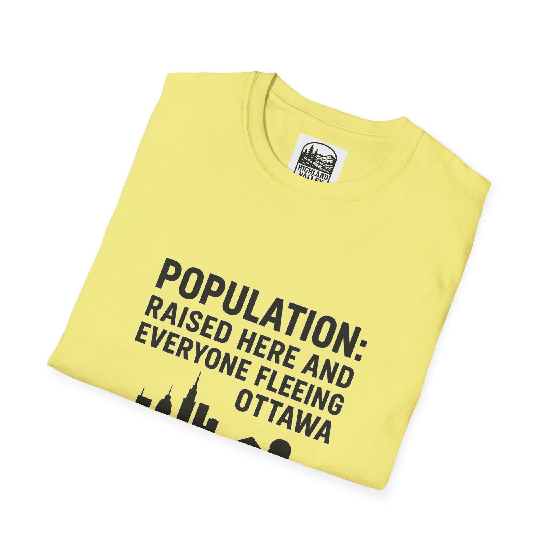 CARLETON PLACE POPULATION COMES FROM OTTAWA UNISEX T-SHIRT