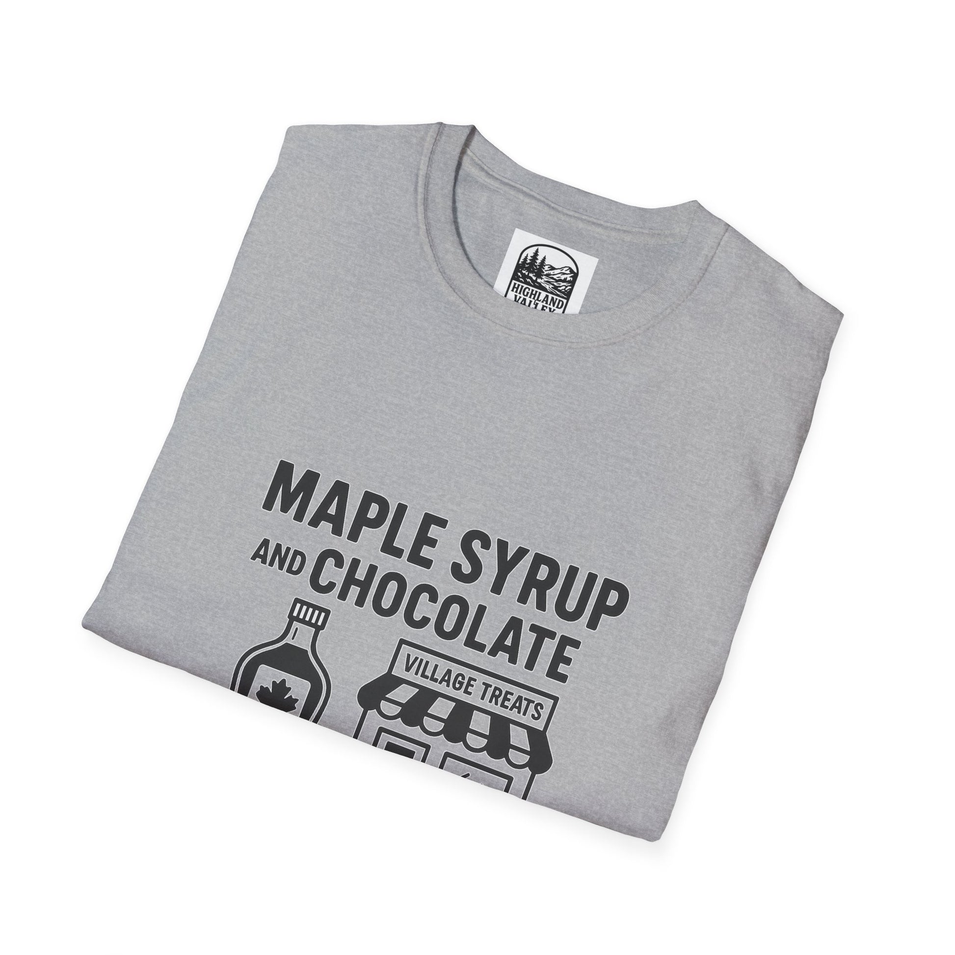 MAPLE SYRUP AND CHOCOLATE THE LANARK DIET UNISEX T-SHIRT