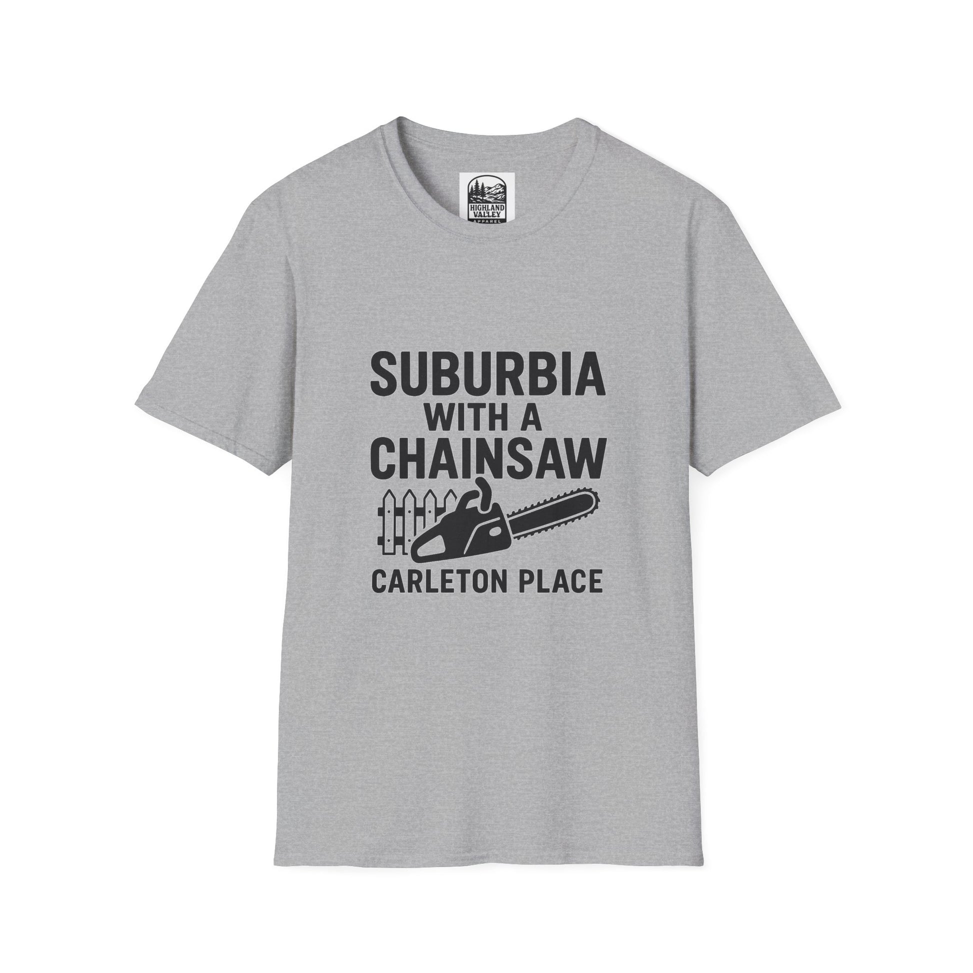 SUBURBIA WITH A CHAINSAW CP UNISEX T-SHIRT