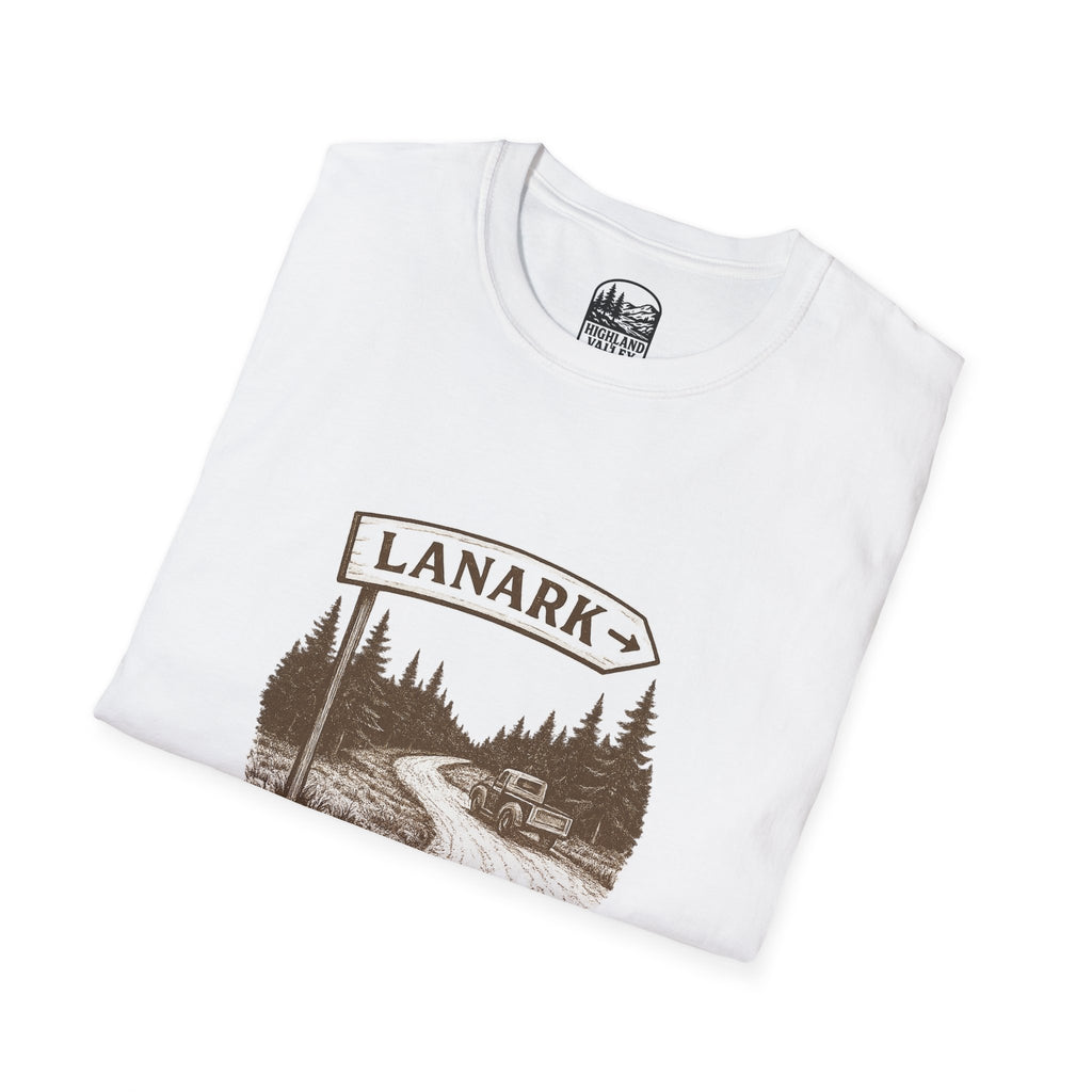 LANARK HEADING TO THE VILLAGE UNISEX T-SHIRT