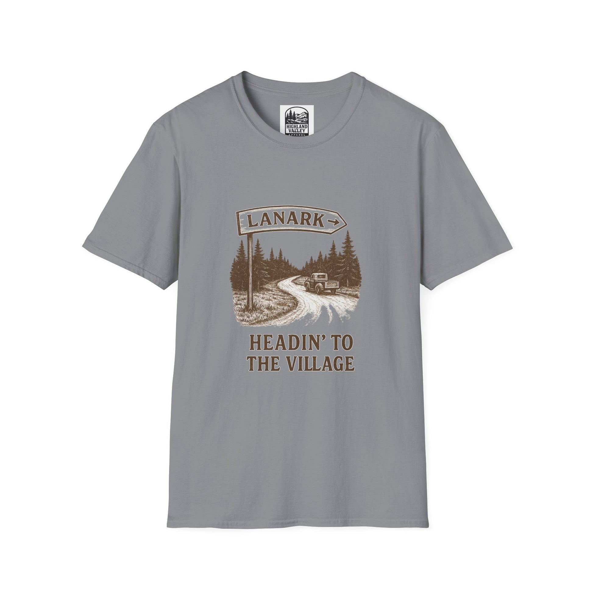LANARK HEADING TO THE VILLAGE UNISEX T-SHIRT